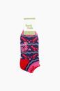 Navy Blue Lobsters in Love Bamboo Trainer Socks, Image 4 of 4