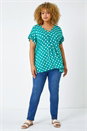 Blue Curve Stretch Denim Jegging, Image 2 of 5