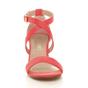 Coral AJVANI Coral Mid Block Heel Crossed Straps Sandals, Image 6 of 6