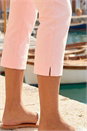 Light Pink Cropped Stretch Trouser, Image 4 of 4