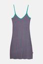 Teal British Boxers Teal "Spectra Leopard" Bamboo Strappy Nightdress, Image 4 of 4