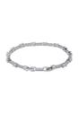 Silver Diva Oval Drop Bracelet, Image 3 of 5