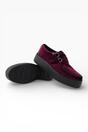 Burgundy TUK Footwear Burgundy Viva High Creeper Goth Shoes - AV8463, Image 6 of 7