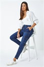 Indigo Cotton Blend Cargo Stretch Jegging, Image 1 of 5