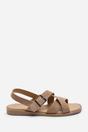 Camel Capri Cross Over Open Toe Sandal, Image 2 of 6