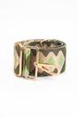 Green Sarta Green Metallic Aztec Woven Bag Strap, Image 3 of 4