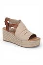 Beige Blowfish Malibu Beige Womens "Amira" Wedge Slingbacks Heel Sandals, Image 3 of 6
