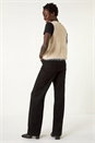 Beige Tassel Faux Fur Gilet, Image 3 of 5