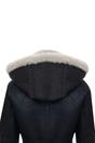 Brown Hooded Sheepskin Flying Leather Jacket, Image 8 of 8