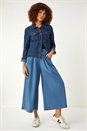 Denim Baby Corduroy Wide Leg Culotte, Image 5 of 5