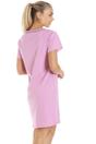 Lilac Camille Lingerie Lilac Short Sleeve Cat Print Nightdress, Image 4 of 4