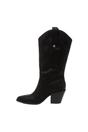 Black Feria Long Boots, Image 3 of 6