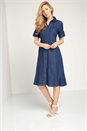 Denim Denim Shirt Dress, Image 5 of 5