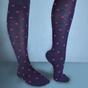 Multi 2 Pack Ladies Rainbow Patterned Knee High Bamboo Socks, Image 4 of 5