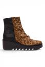 Multi Womens Suede-Leather Ankle Boots-BAAN537, Image 1 of 5