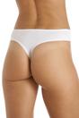 White 2 Pack Micro-Fibre Control Thongs, Image 2 of 3
