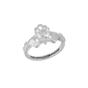 Silver Spero Silver Sterling Silver Clear Claddagh Ring, Image 1 of 5