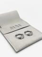 Silver Huggie Hoops, Image 3 of 4