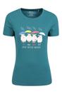 Teal Great British Weather TShirt, Image 1 of 3