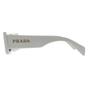 White Prada White Rectangle Talc Dark Grey PRA07S, Image 3 of 4