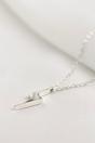 Silver Sterling Silver Lightning Bolt Necklace, Image 3 of 3