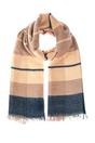 Multi Soft Woven Check Pattern Scarf, Image 2 of 4