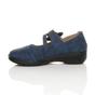 Navy Blue AJVANI Navy Blue Flat Comfort Mary Jane Shoes, Image 3 of 6