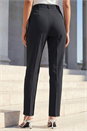Charcoal Long Straight Leg Trousers, Image 3 of 4