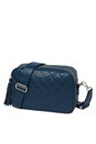 Blue Quilted Cross Body Camera Bag, Image 1 of 1