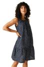 Multi Trisa MicroDot Smock Dress, Image 4 of 4
