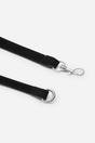 Black 'Carmela' Suede Finish Sling Handbag with Adjustable Shoulder Strap, Image 4 of 5