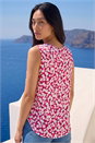 PINK Petite Ditsy Blouse, Image 3 of 4