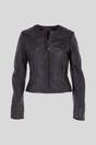 Dark Brown Brampton London Dark Brown 'Style E' Real Leather Jacket, Image 1 of 4