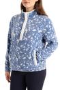 Sky Blue Breker Fleece Top, Image 3 of 3