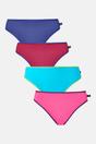Multi British Boxers Multi Pack of Four "Lucky Dip" Cotton High Leg Knickers, Image 1 of 3