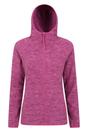 Raspberry Lleyn II Melange Full Zip Hoodie, Image 1 of 4