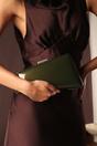 Green Lark Asymmetric Metallic Clutch Bag, Image 2 of 7