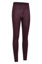 Burgundy Brushed Isotherm Leggings, Image 4 of 4
