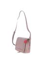 Pink 'Tsanta' Flap Over Real Leather Shoulder Bag, Image 2 of 4