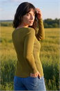 Olive Pearl Ribbed Knit Jumper, Image 3 of 4