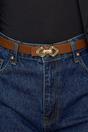 Multi WOVCOR Multi Double Pack Statement Buckle Women’s Slim Belt Set, Image 2 of 3