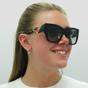 Black Prada Black Square Black and Tortoise Grey Gradient PR21YS, Image 6 of 8