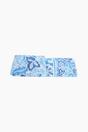 Blue Paisley Floral Lightweight Scarf, Image 4 of 5