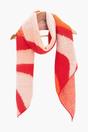 Red Wave Stripe Winter Scarf, Image 2 of 3