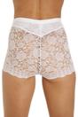White 2 Pack Floral Lace Control Boxers, Image 3 of 4