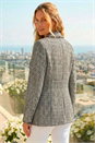 Black Boucle Frayed Edge Jacket , Image 3 of 4