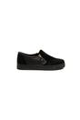 White iKrush White Leah Crystal Suede Zip Pumps Trainers, Image 3 of 6