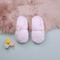 Light Pink Fleece Mules Slippers, Image 3 of 5