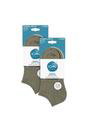 Cream 6 Pack Trainer Ankle Socks, Image 2 of 3