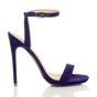 Royal Blue AJVANI Royal Blue High Heel Ankle Strap Barely There Sandals, Image 2 of 6